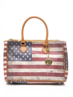 YNOT Flag Color Bauletto Borsa A Mano, Con Tracolla