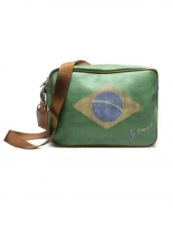 YNOT FLAG VINTAGE Borsa Reporter A Tracolla -Borse Sconto ynot flag vintage borsa reporter a tracolla brasile 8056040231333 3