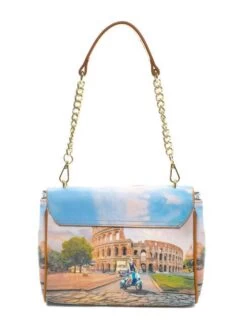 YNOT YESBAG Borsa A Doppia Portabilità -Borse Sconto ynot yesbag borsa a doppia portabilita rome vita 8059392084985 2