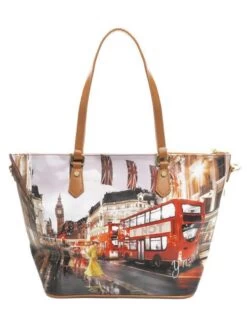 YNOT YESBAG Borsa A Spalla Con Tracolla -Borse Sconto ynot yesbag borsa a spalla con tracolla london yellow tranch 8059392049144 3