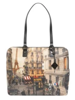 YNOT YESBAG Borsa A Spalla, Con Tracolla -Borse Sconto ynot yesbag borsa a spalla con tracolla paris boheme 8059392116136 3