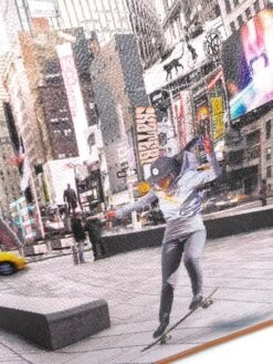 YNOT YESBAG Borsa Piatta A Tracolla -Borse Sconto ynot yesbag borsa piatta a tracolla new york skater 8059392184272 3