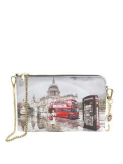 YNOT YESBAG Pochette Con Tracollina -Borse Sconto ynot yesbag pochette con tracollina london rainbow 8059392177878 4