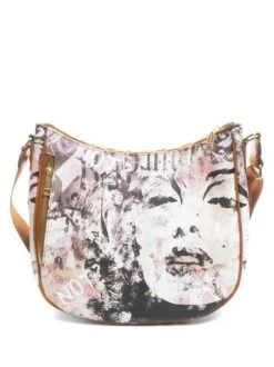 YNOT YESBAG Sacca A Tracolla, Con Zip -Borse Sconto ynot yesbag sacca a tracolla con zip stars 8059392131467 2